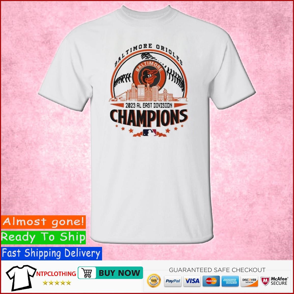 Baltimore Orioles 2023 AL East Division Champions T-Shirt, hoodie