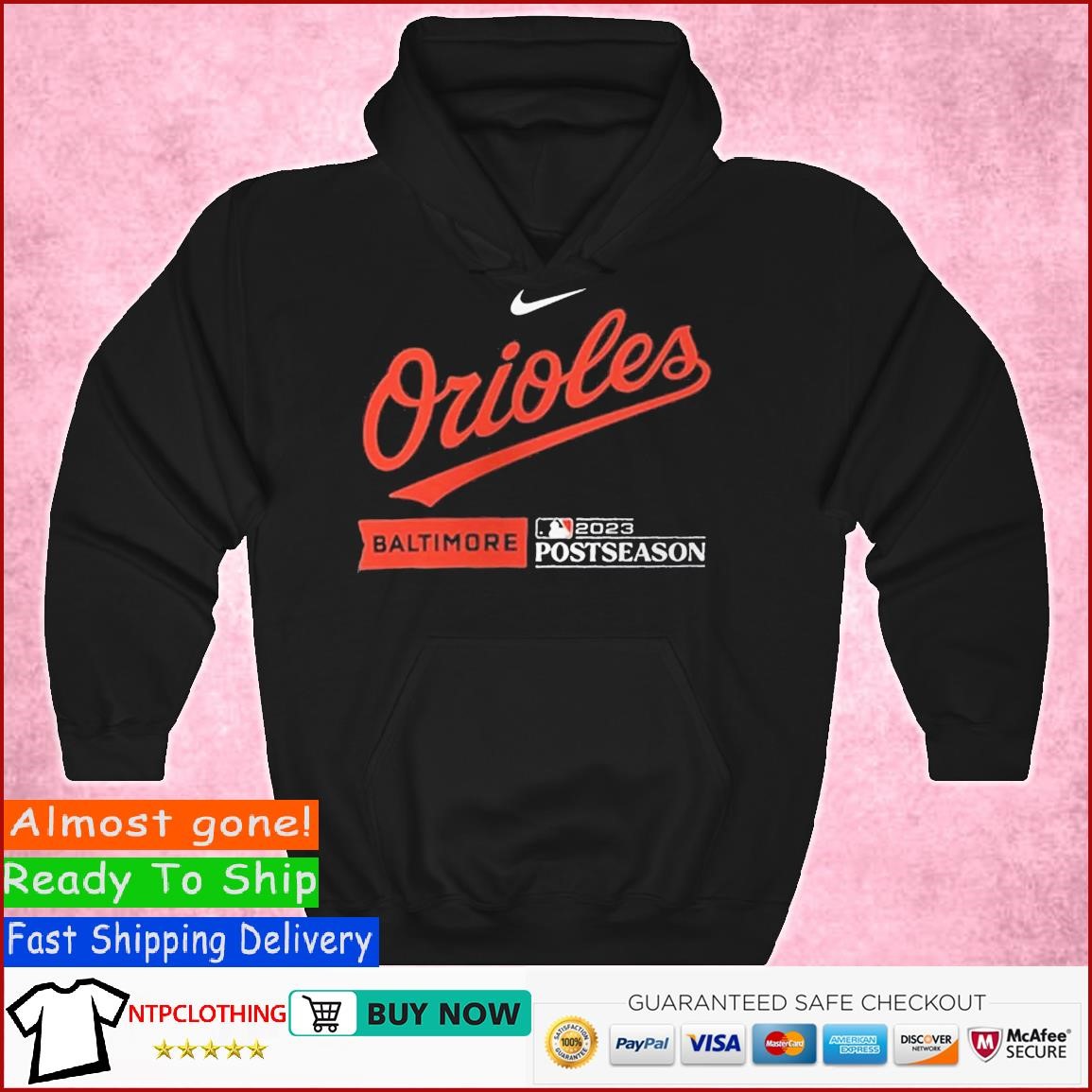 Baltimore Orioles Nike 2023 Postseason shirt