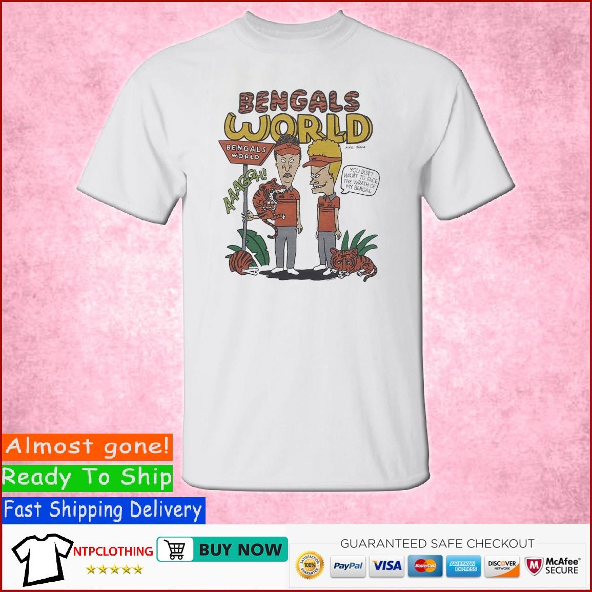 Beavis And Butthead x Cincinnati Bengals World T-Shirt, hoodie, sweater,  long sleeve and tank top