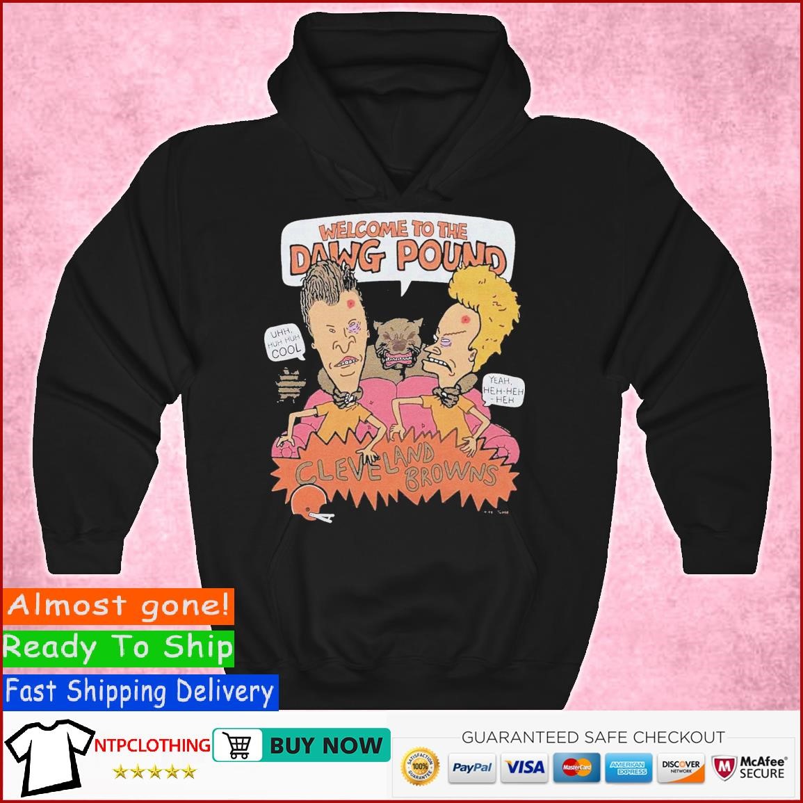 Official Beavis And Butthead X Cleveland Browns Dawg Pound Shirt, hoodie,  sweater, long sleeve and tank top