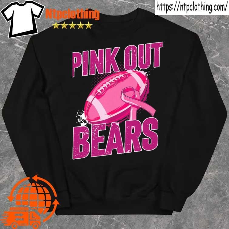 Official Breast Cancer Pink Out Bears Football Shirt, hoodie, sweater, long  sleeve and tank top