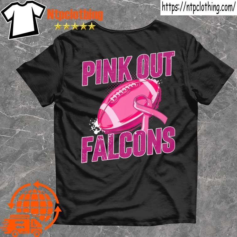 Breast Cancer Pink Out Falcons Football Shirt, hoodie, longsleeve,  sweatshirt, v-neck tee