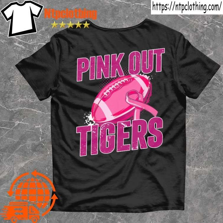 Official Breast Cancer Pink Out Tigers Football Shirt, hoodie