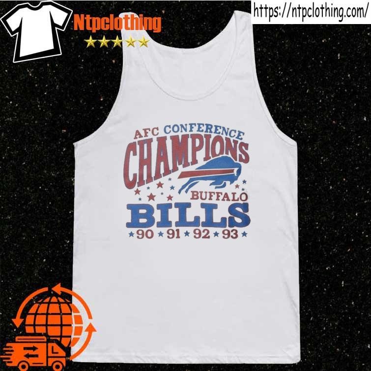 Buffalo Bills 4 Time AFC Cibference Champions 90 91 92 93 T-Shirts, hoodie,  sweater, long sleeve and tank top