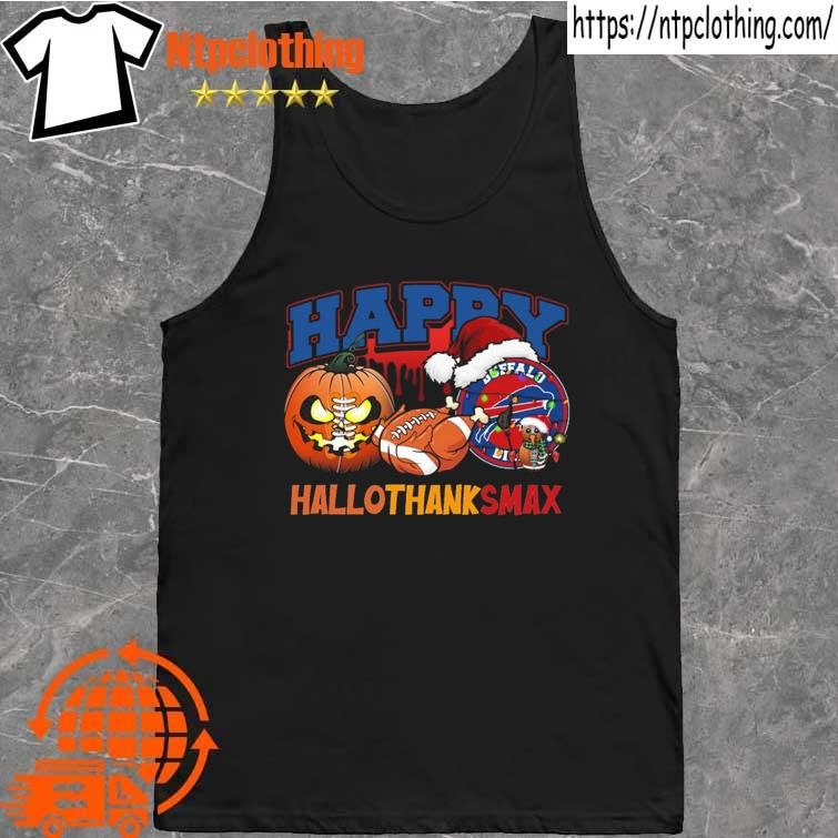 Buffalo Bills Happy Hallothanksmas pumpkin shirt, hoodie, longsleeve,  sweatshirt, v-neck tee