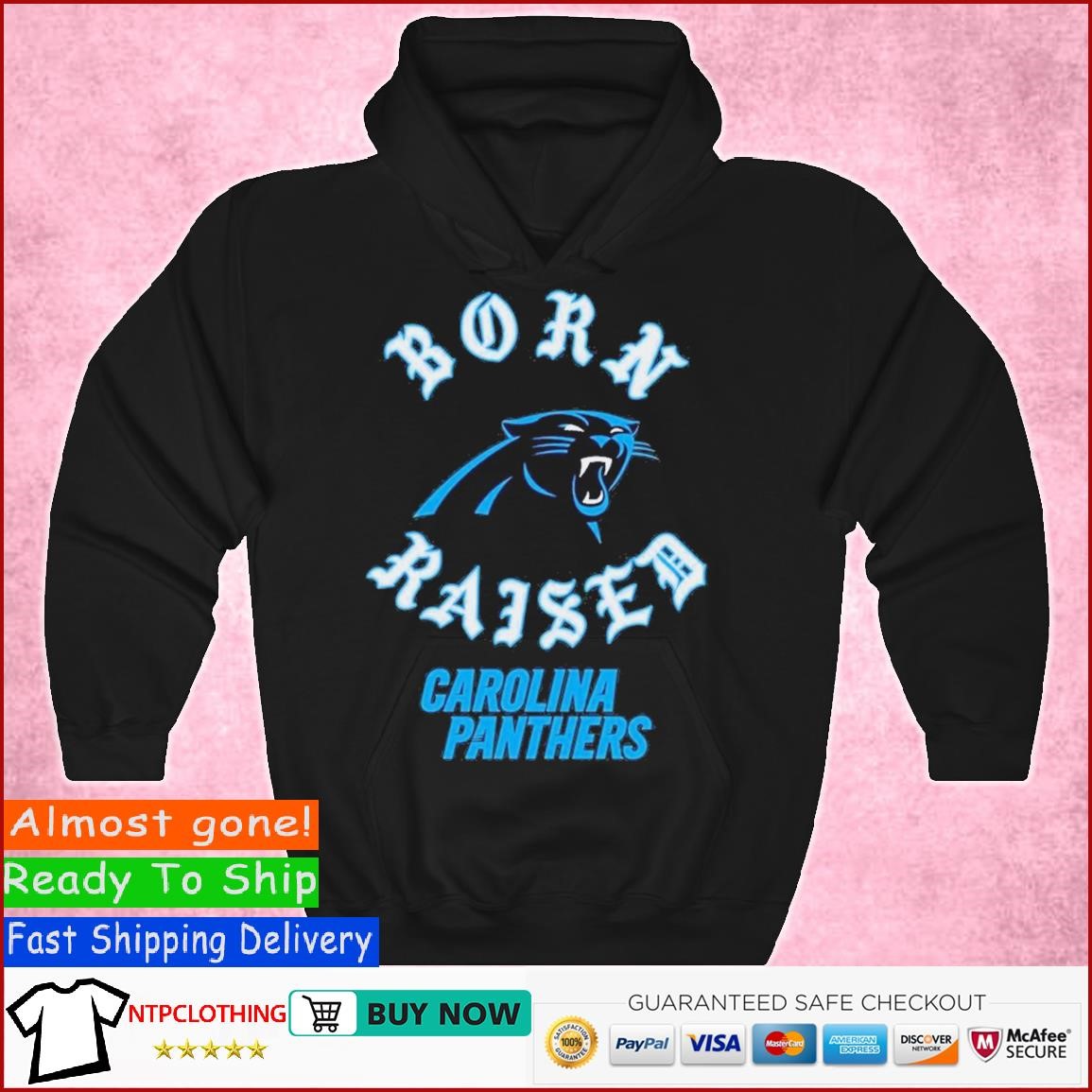 youth carolina panthers hoodie