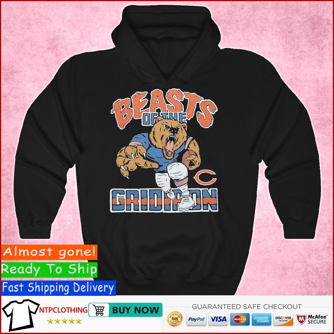 Chicago Bears Beasts Of The Gridiron mascot tee, hoodie, sweater, long  sleeve and tank top