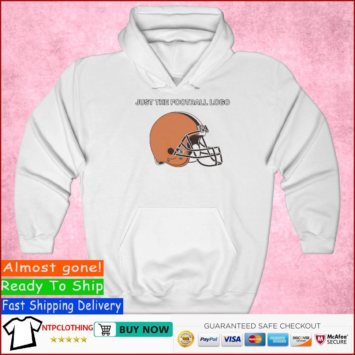 Cleveland Browns Just The Football Logo Shirt, hoodie, sweater, long sleeve  and tank top