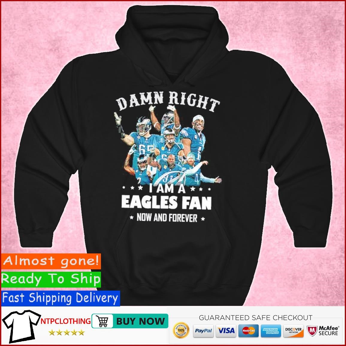 The champions DNA I am a philadelphia eagles fan now and forever shirt,  hoodie, sweater, long sleeve and tank top