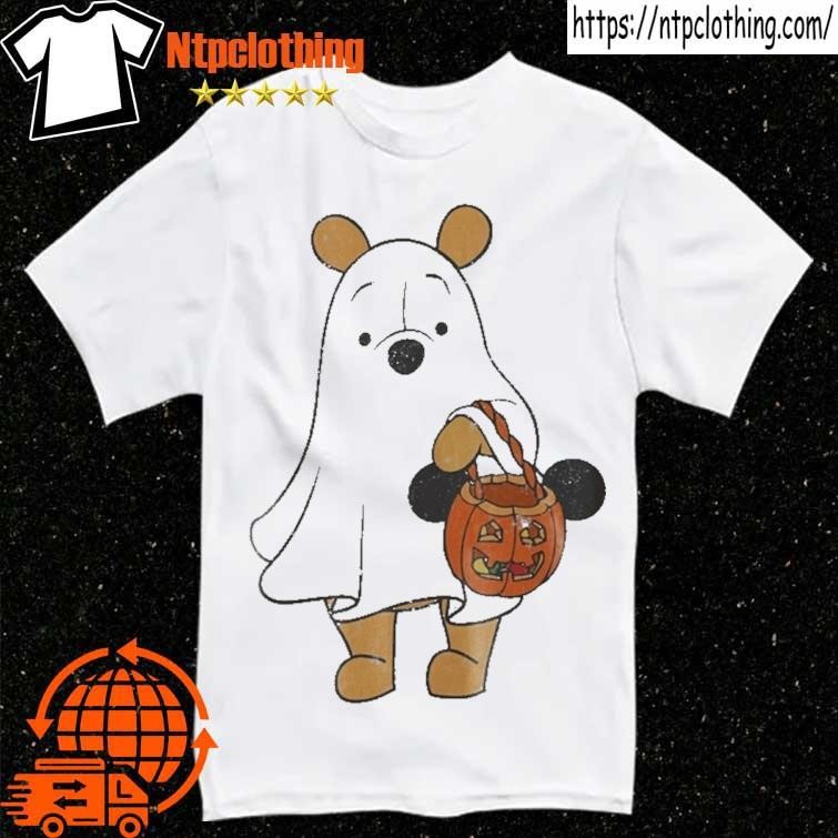 Official Disney Spooky Season Pooh Ghost Halloween Shirt