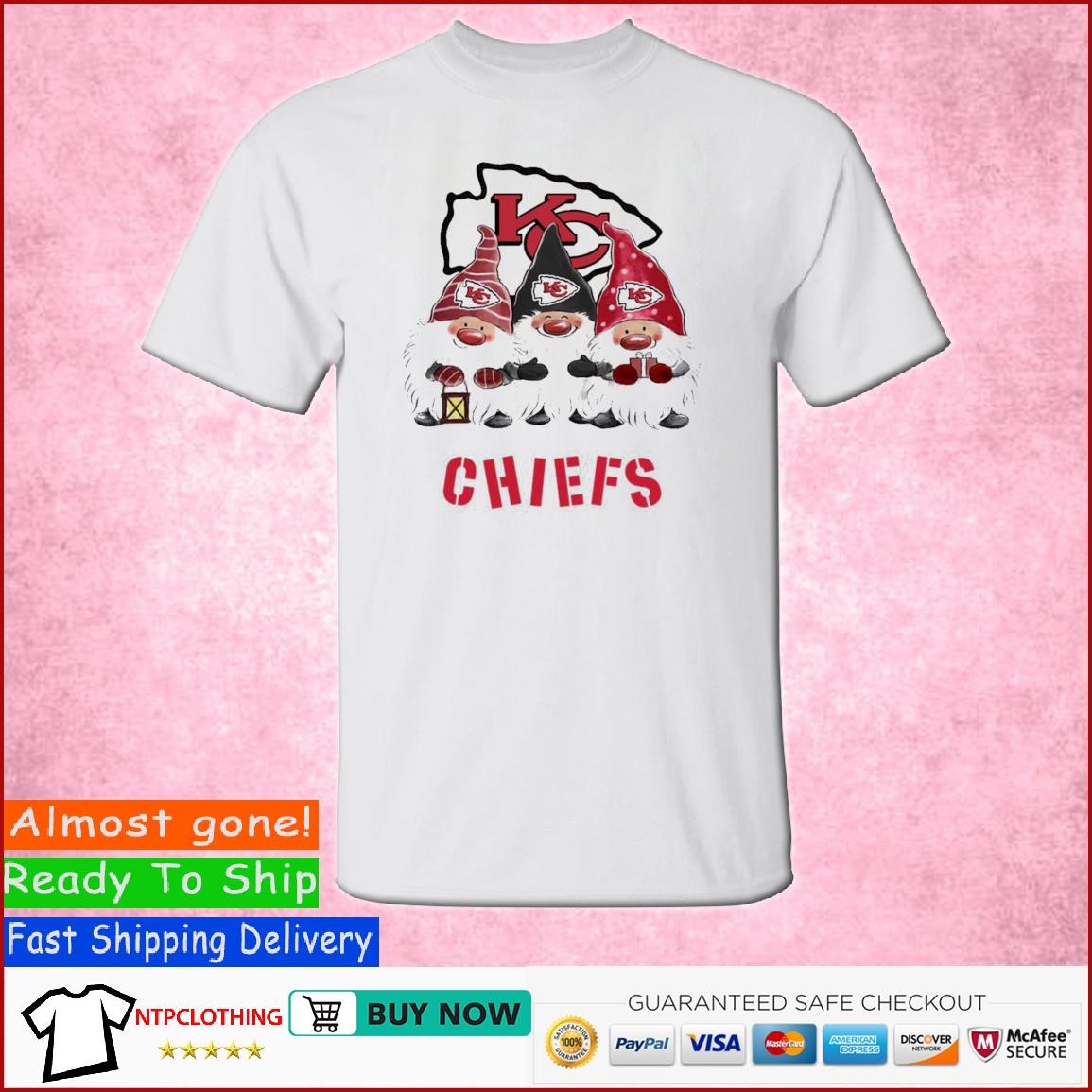 Official Gnomies Kansas City Chiefs Christmas Vintage Shirt