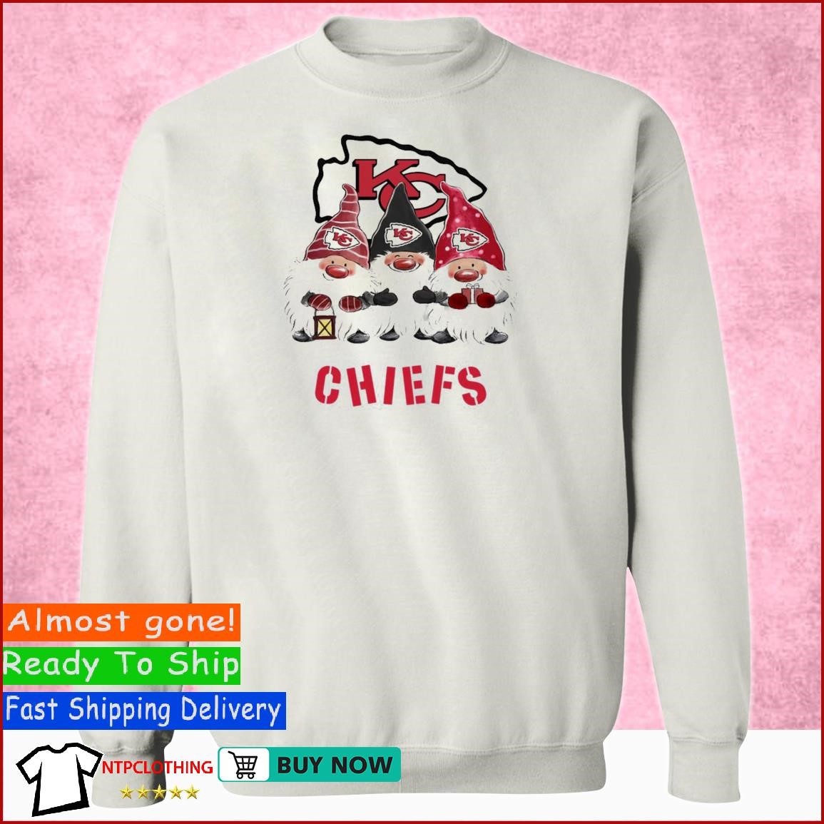 Gnomies Kansas City Chiefs Christmas Vintage shirt - Limotees