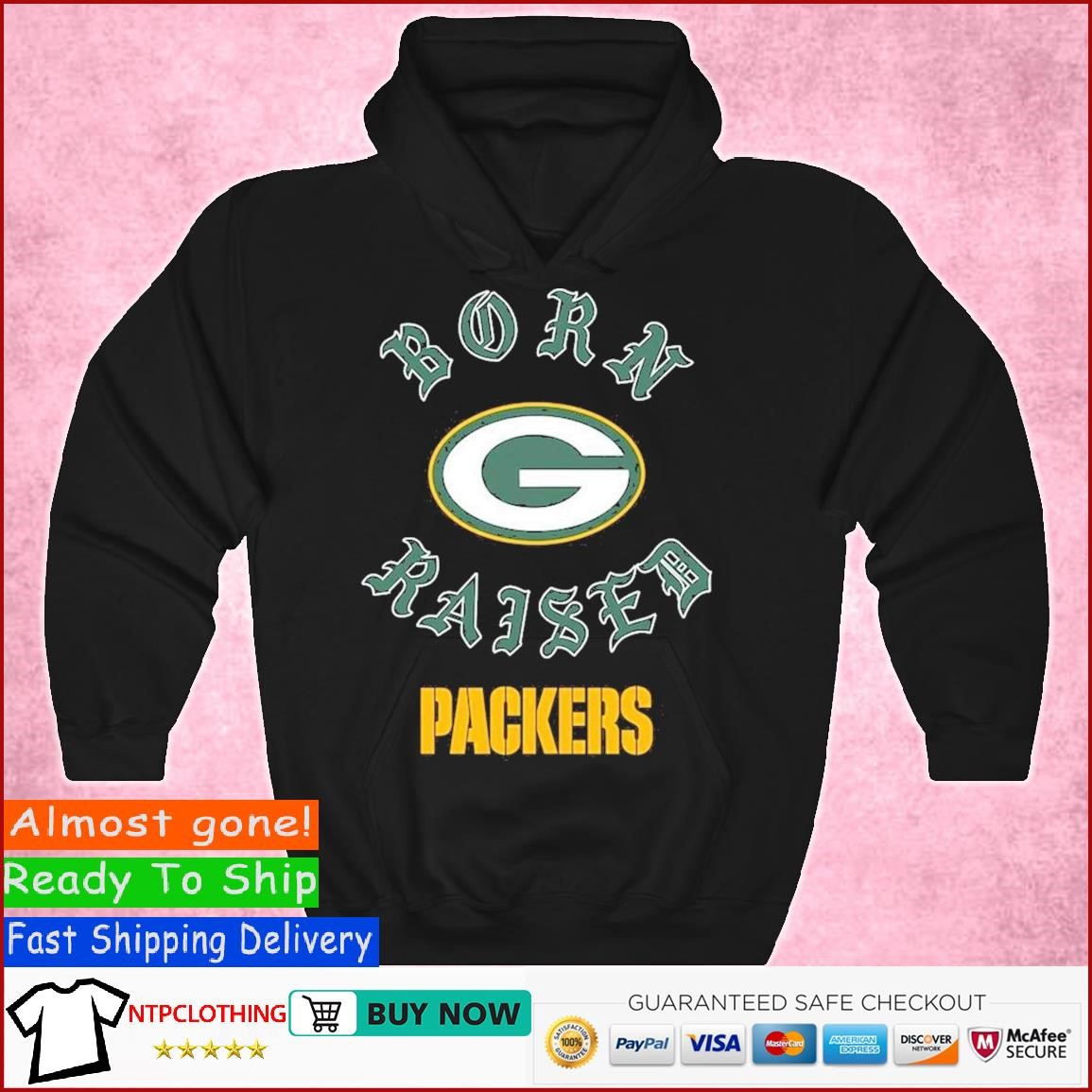 Official Green Bay Packers Born X Raised Unisex T-shirt, hoodie