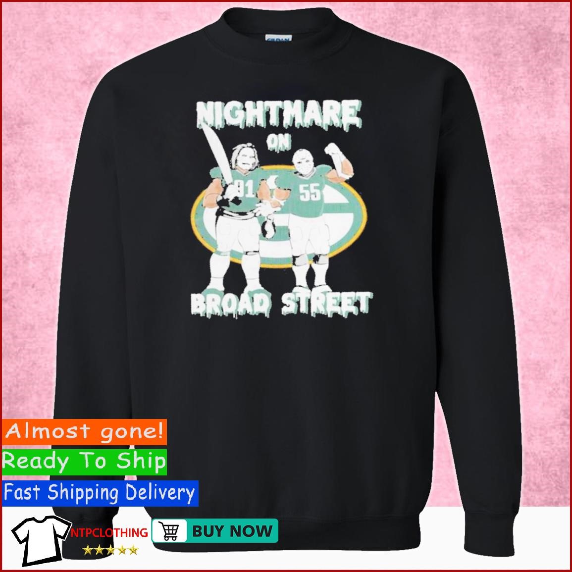 Green Bay Packers Nightmare On Broad Street T-Shirt