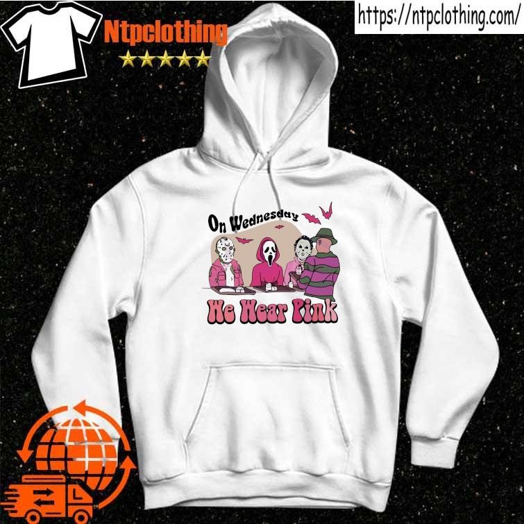 Official Halloween On Wednesday We Wear Pink Shirt hoddie.jpg
