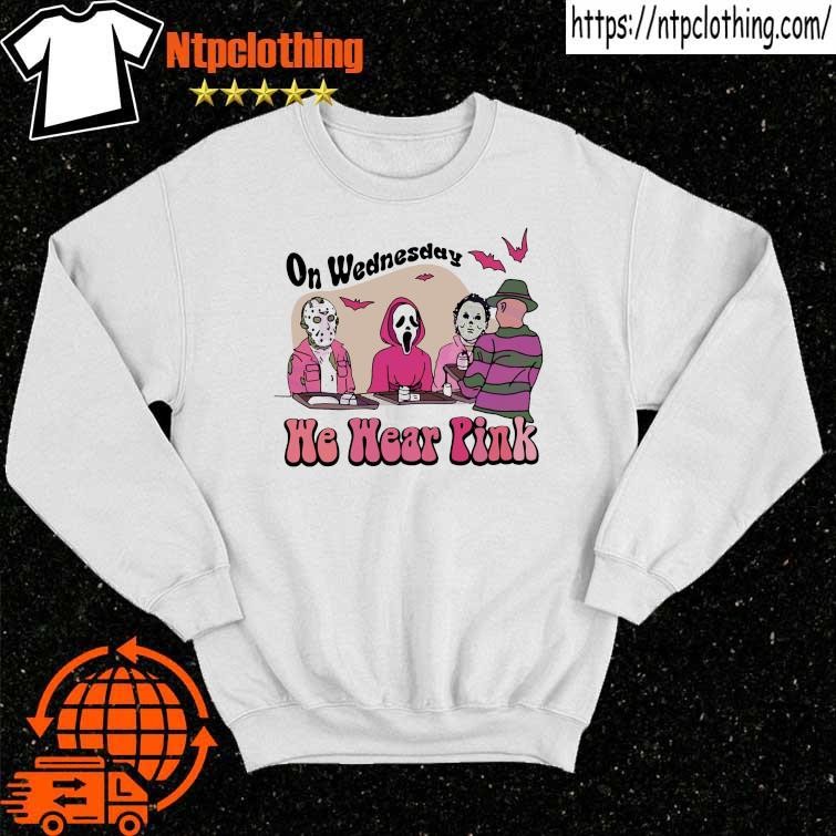 Official Halloween On Wednesday We Wear Pink Shirt sweater.jpg