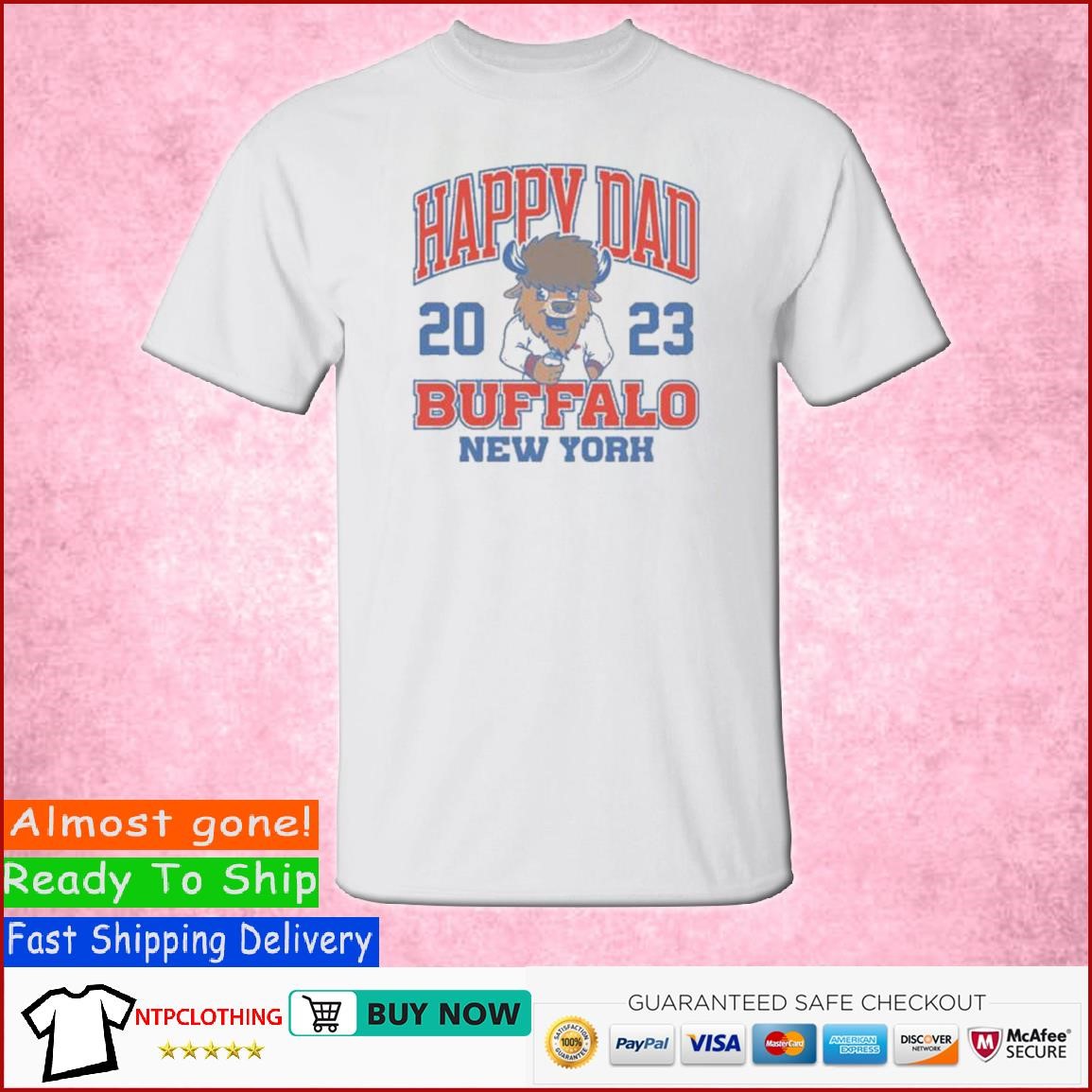 Buffalo Bills Logo Crewneck Sweatshirt - Happy Spring Tee