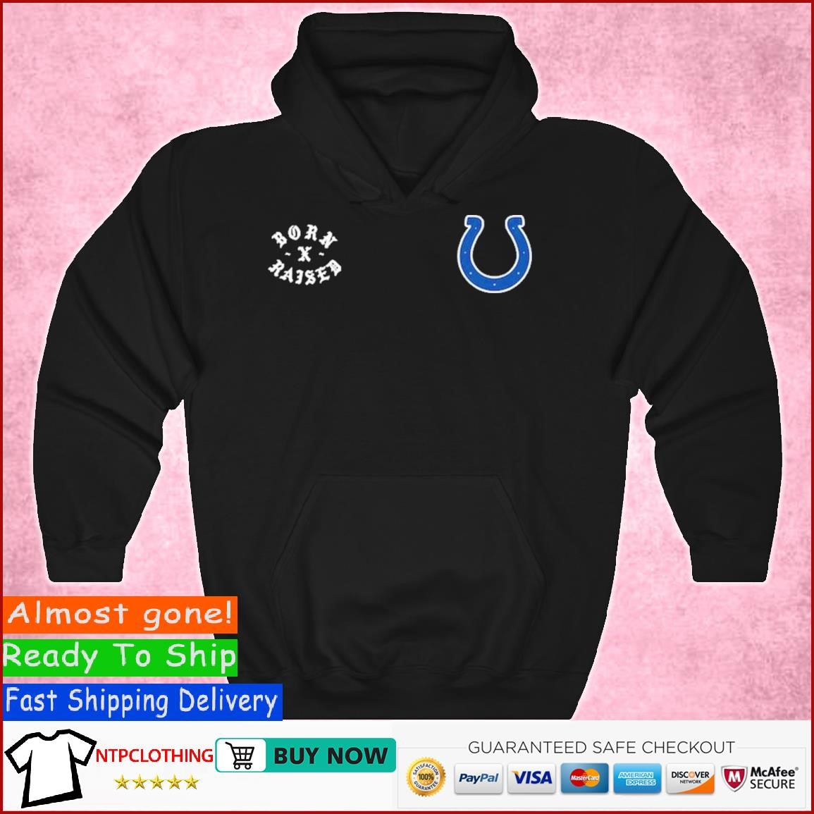 Indianapolis Colts Born X Raised Shirt, hoodie, sweater, long