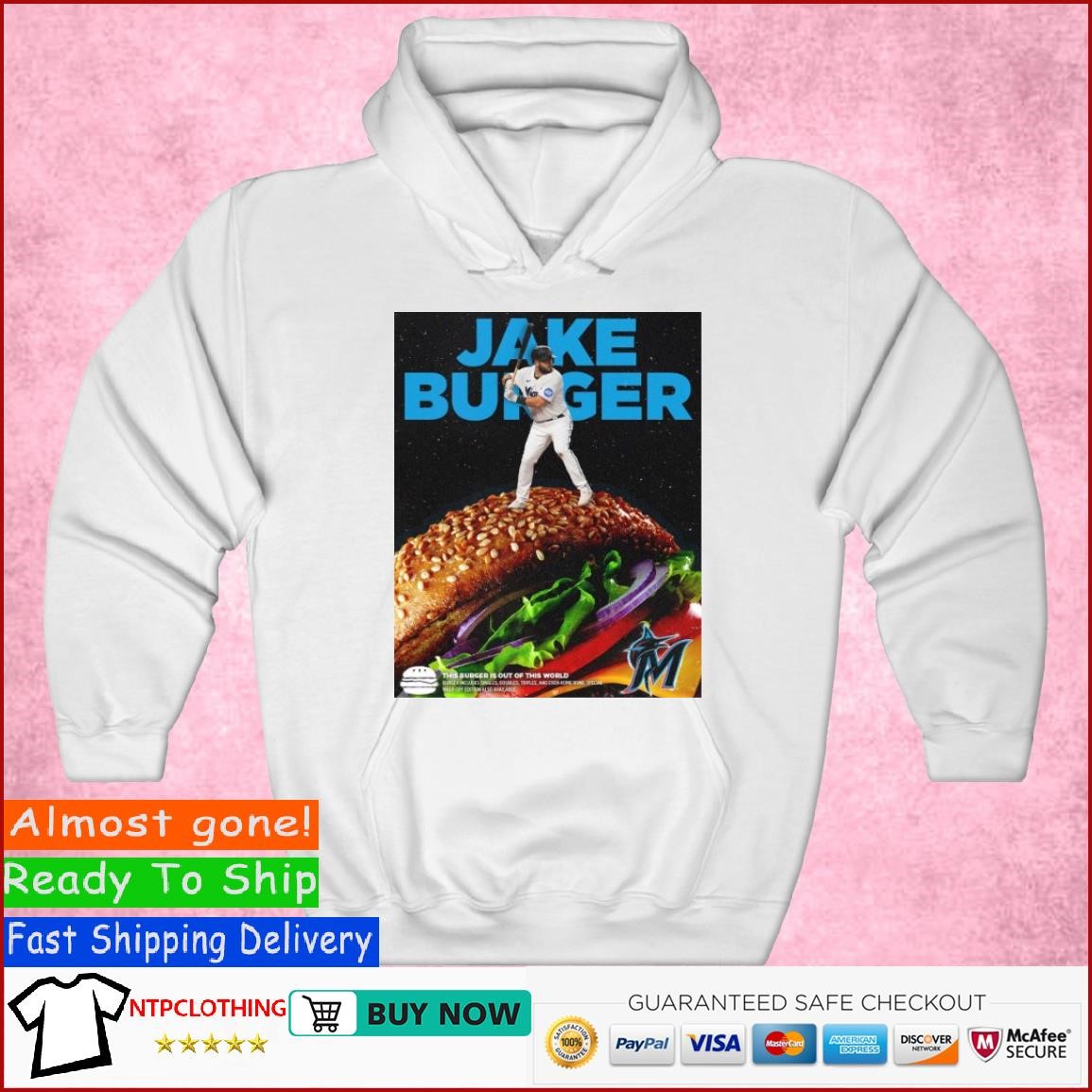 Jake Burger Miami Marlins Unisex T-shirt, Hoodie, Sweatshirt - Reallgraphics