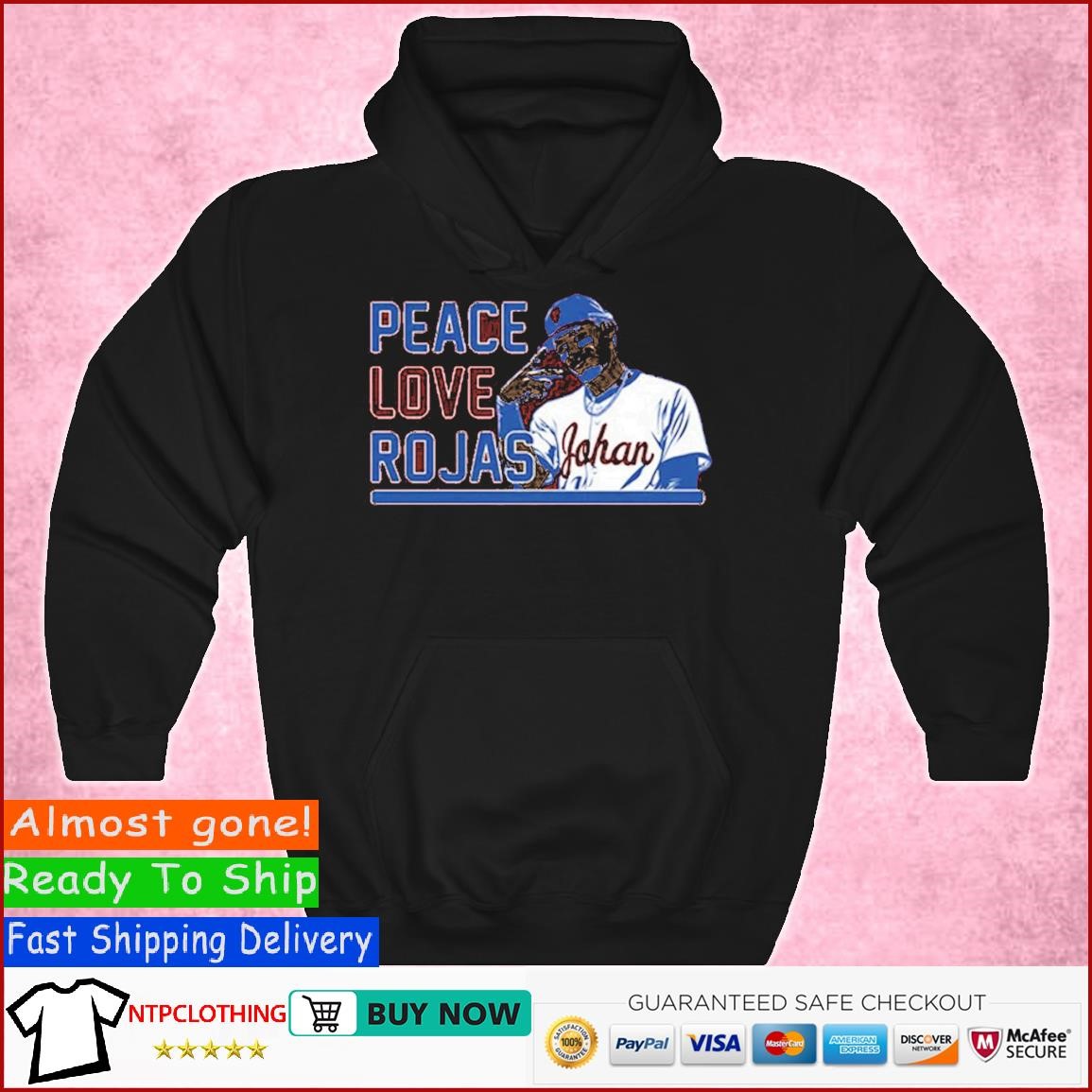 Original johan Rojas Peace Love Rojas Shirt, hoodie, sweater, long