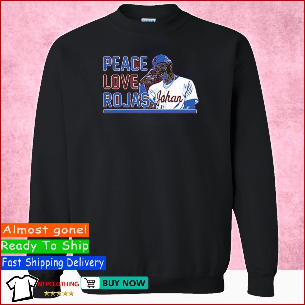 Original johan Rojas Peace Love Rojas Shirt, hoodie, sweater, long