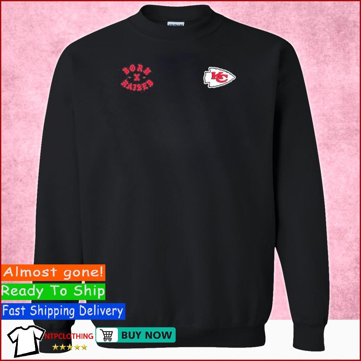 Kansas city Chiefs born x raised shirt, hoodie, sweater, long