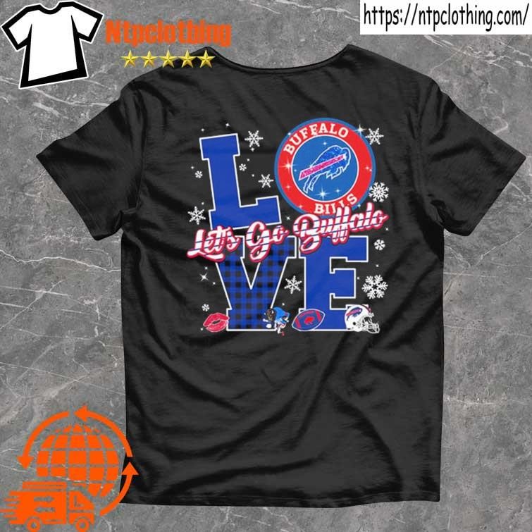 Love Let's Go Buffalo Bills Christmas Shirt, hoodie, sweater, long sleeve  and tank top