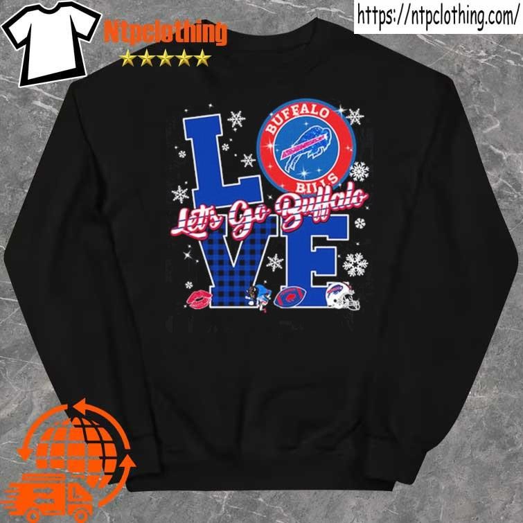 Love Let's Go Buffalo Bills Christmas Shirt, hoodie, longsleeve