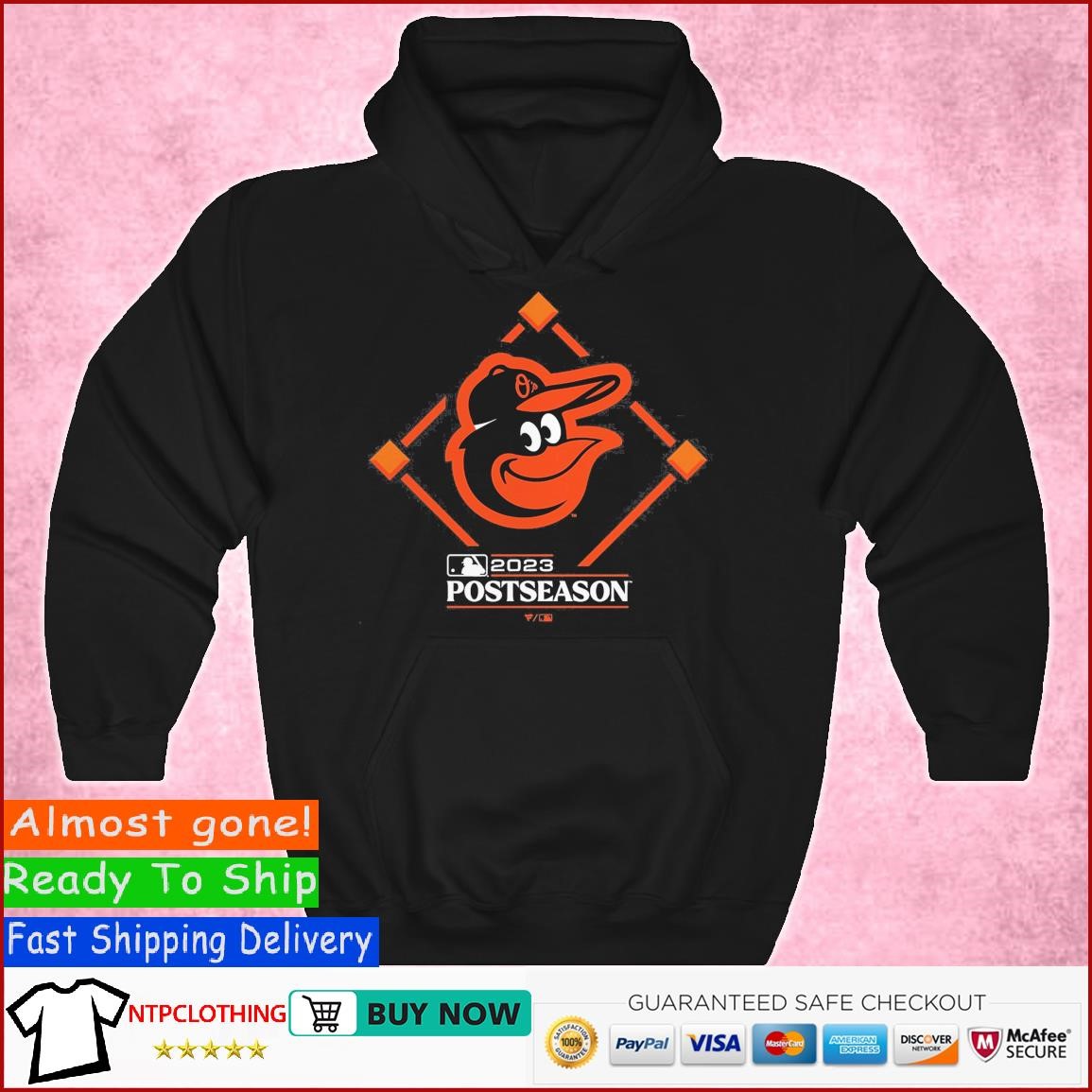 MLB Postseason 2023 Baltimore Orioles Hoodie