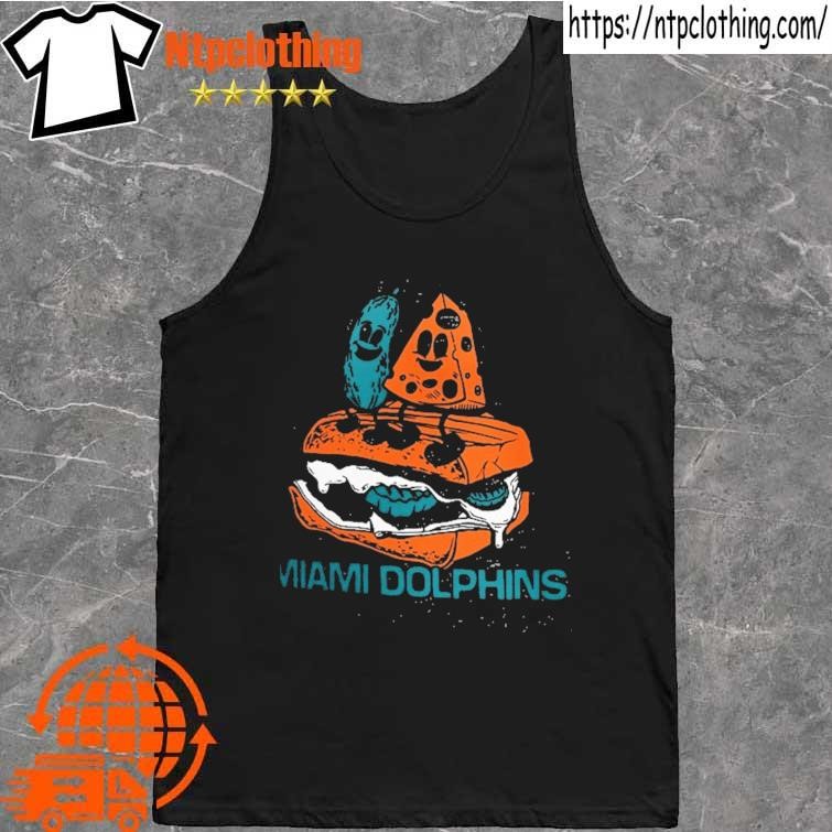 Miami Dolphins Homage Unisex NFL x Guy Fieri's Flavortown Tri-Blend T-Shirt  - Gray