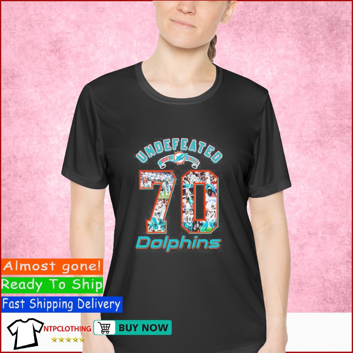 Miami Dolphins Undefeated 2023 70pts Perfect Shirt