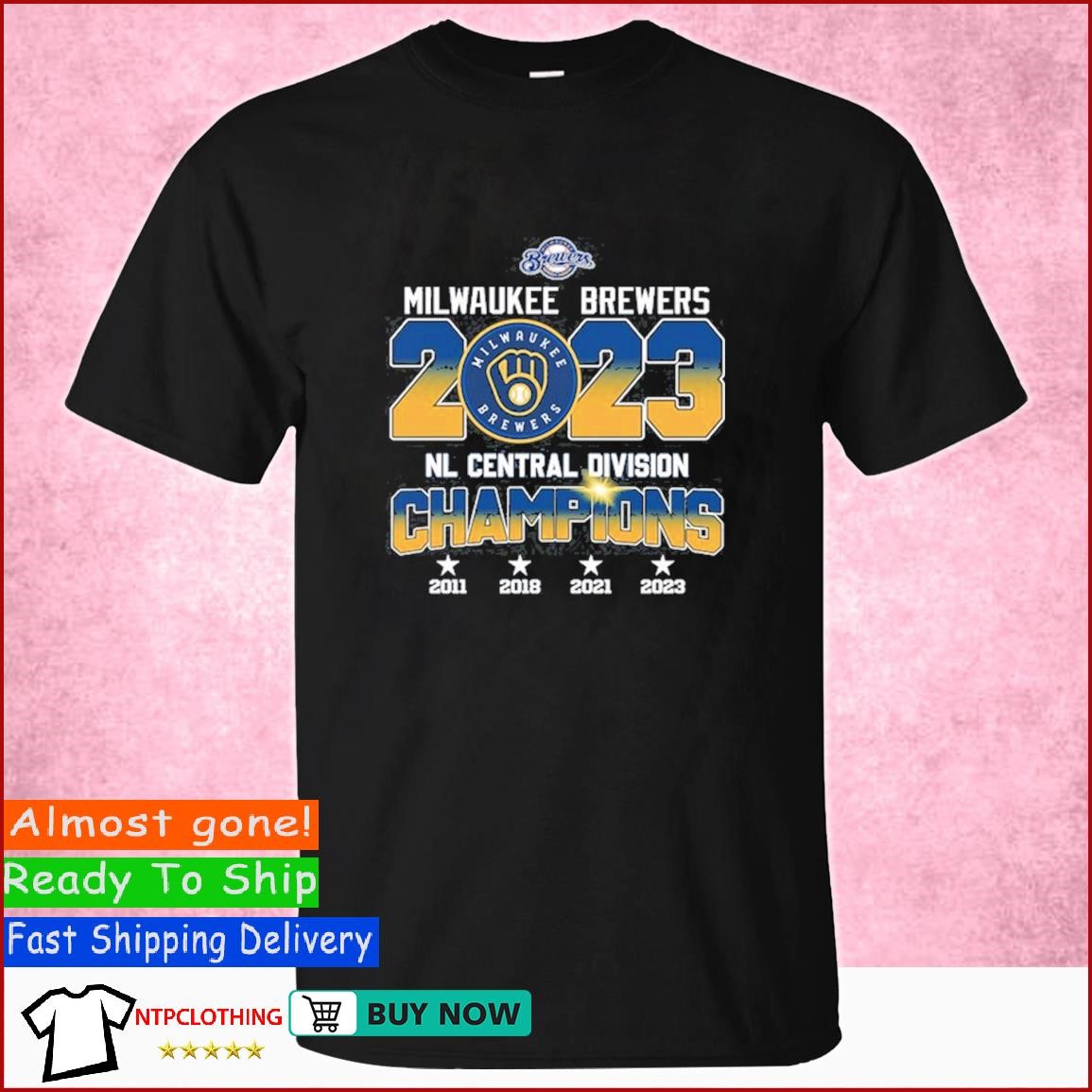 Official 2023 nl central Division champions milwaukee brewers shirt,  hoodie, sweatshirt for men and women