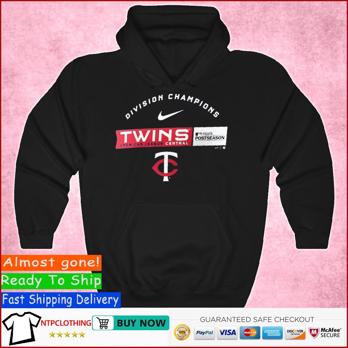 Official minnesota Twins 2023 AL Central Division Champions Minnesota Twins  shirt, hoodie, sweater, long sleeve and tank top