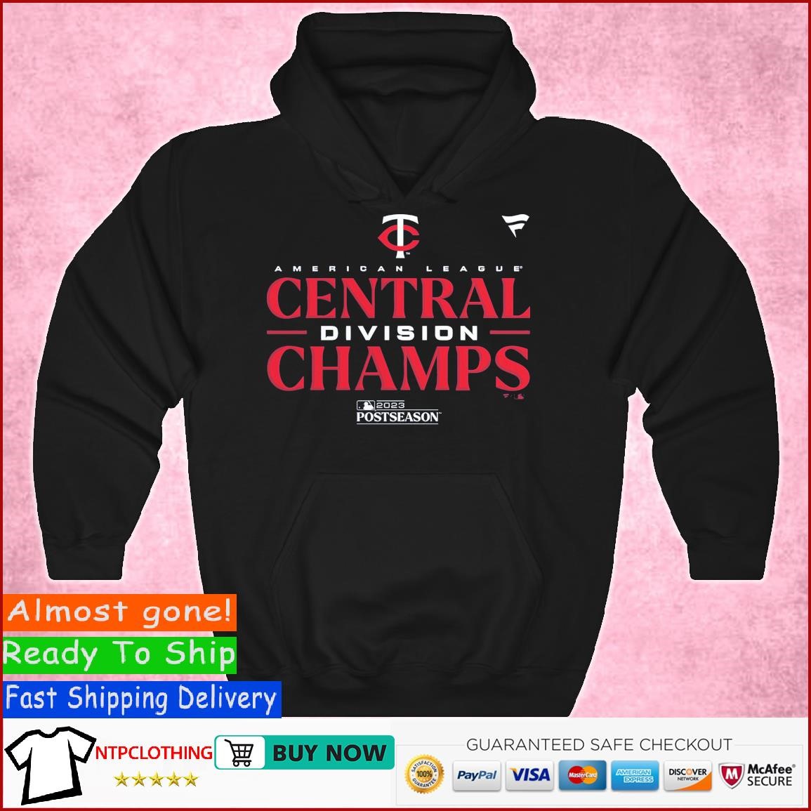 Minnesota Twins 2023 AL American League Central Division Champs Locker Room  logo shirt, hoodie, sweater, long sleeve and tank top