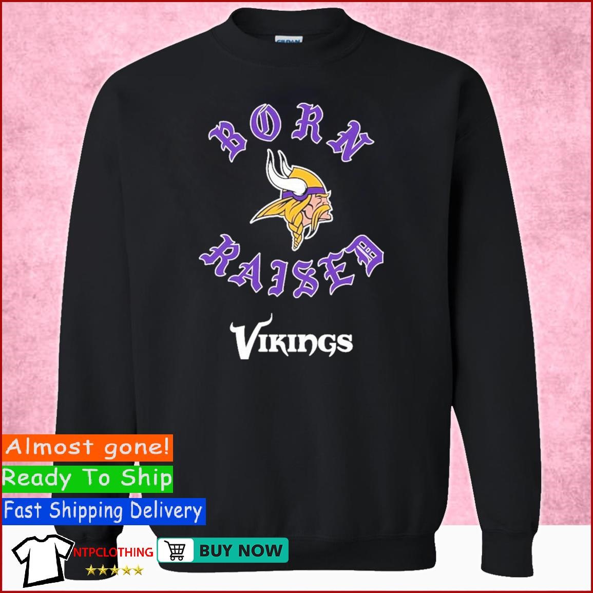 Official Minnesota Vikings Born X Raised Shirt, hoodie, sweater, long  sleeve and tank top