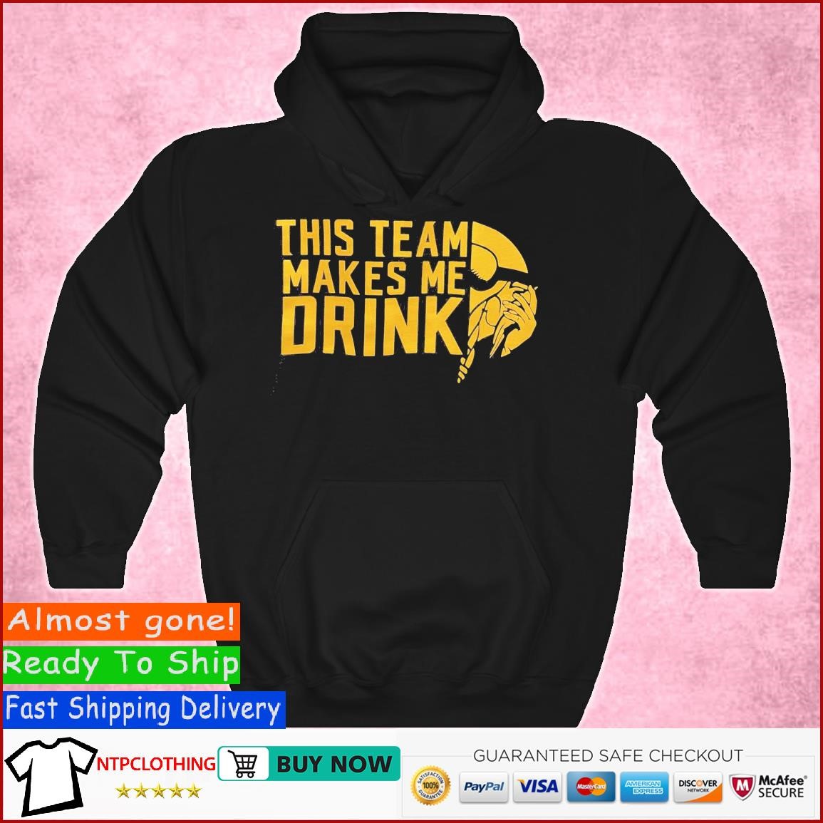 Official Minnesota Vikings This Team Makes Me Drink Shirt, hoodie, sweater,  long sleeve and tank top