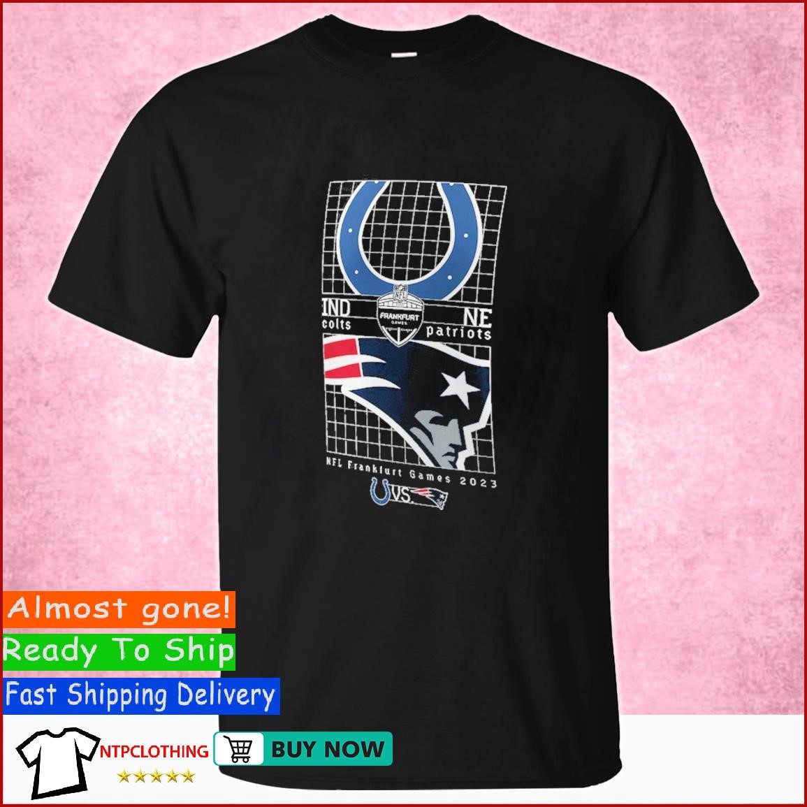 Official NFL 2023 Germany Frankfurt Games Match Up Indianapolis Colts Vs New  England Patriots Graphic Shirt, hoodie, sweater, long sleeve and tank top