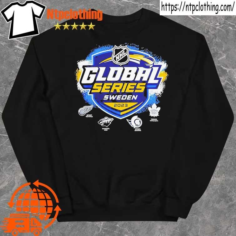 2023 NHL Global Series Sweden Shirt, hoodie, sweater, long sleeve