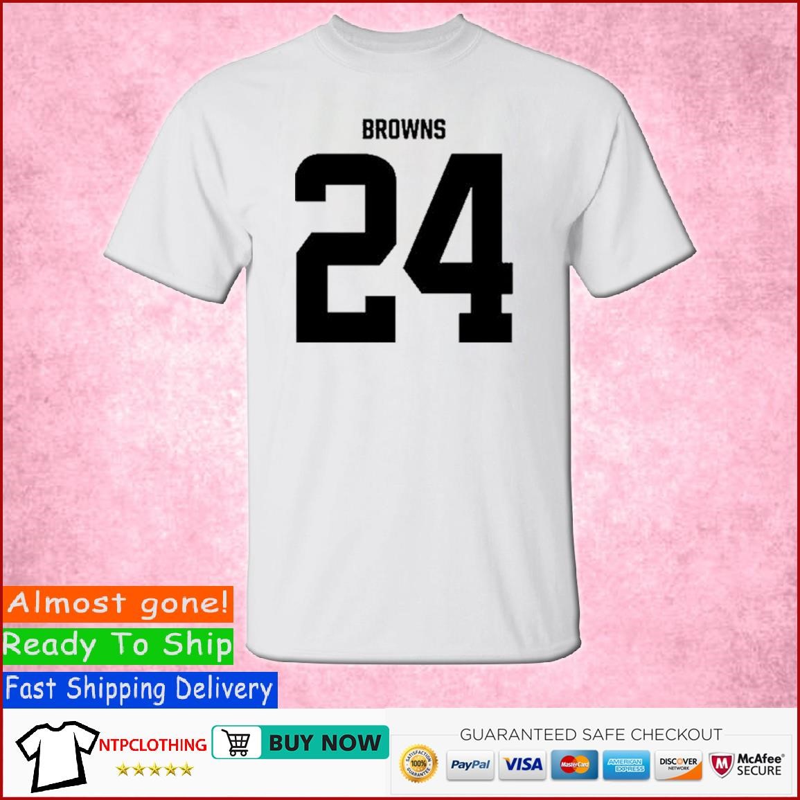 Official Nick Chubb 24 Browns Shirt, hoodie, sweater, long sleeve and tank  top