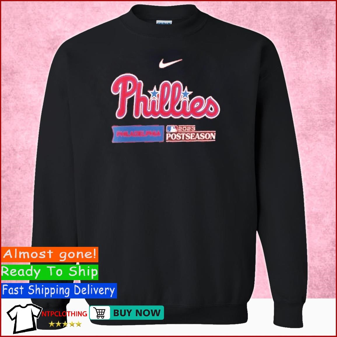 Philadelphia Phillies Nike 2023 Postseason Authentic Collection Dugout  T-Shirt, hoodie, longsleeve, sweatshirt, v-neck tee