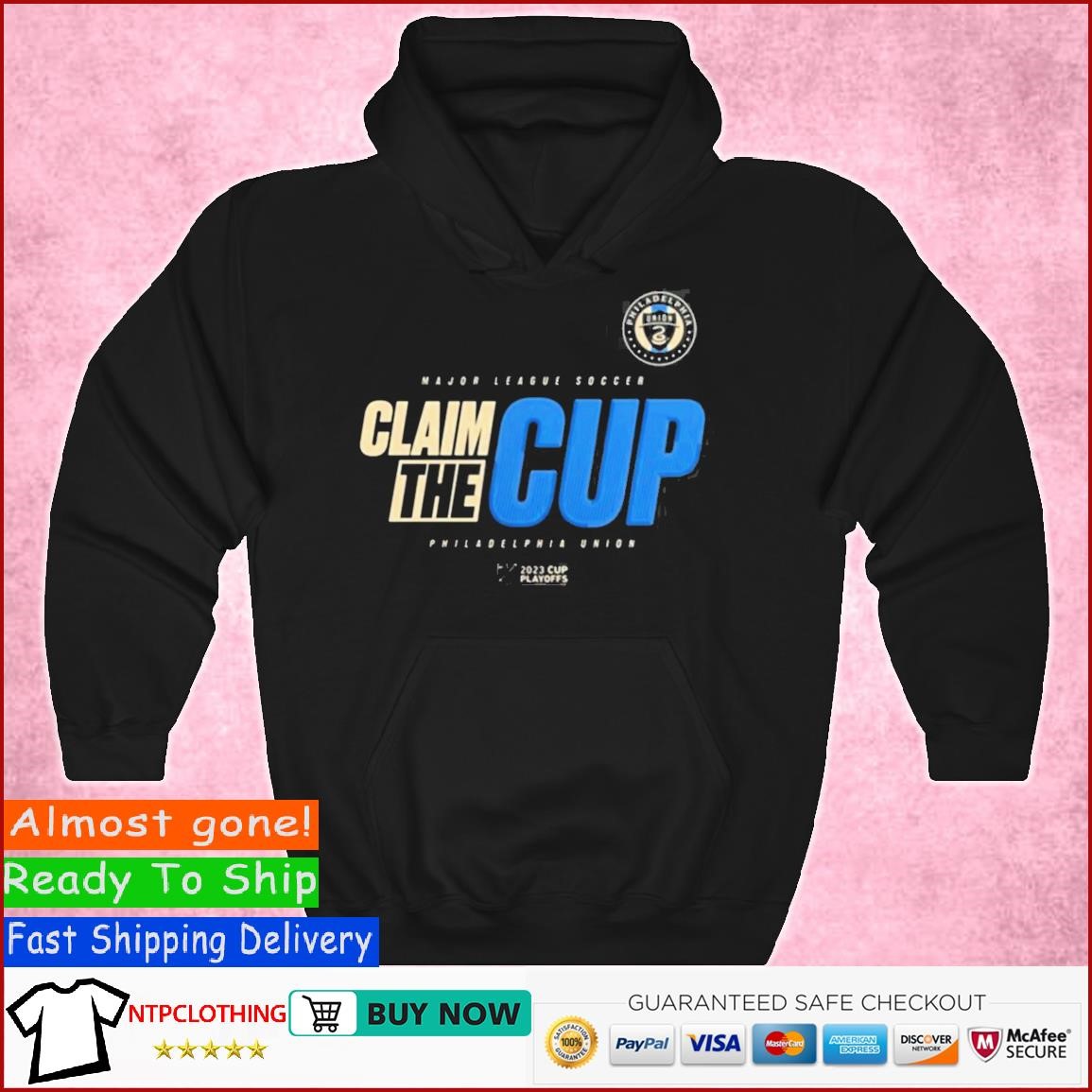 Official claim The Cup Philadelphia Union 2023 MLS Cup Playoffs Major  League Soccer shirt, hoodie, sweater, long sleeve and tank top