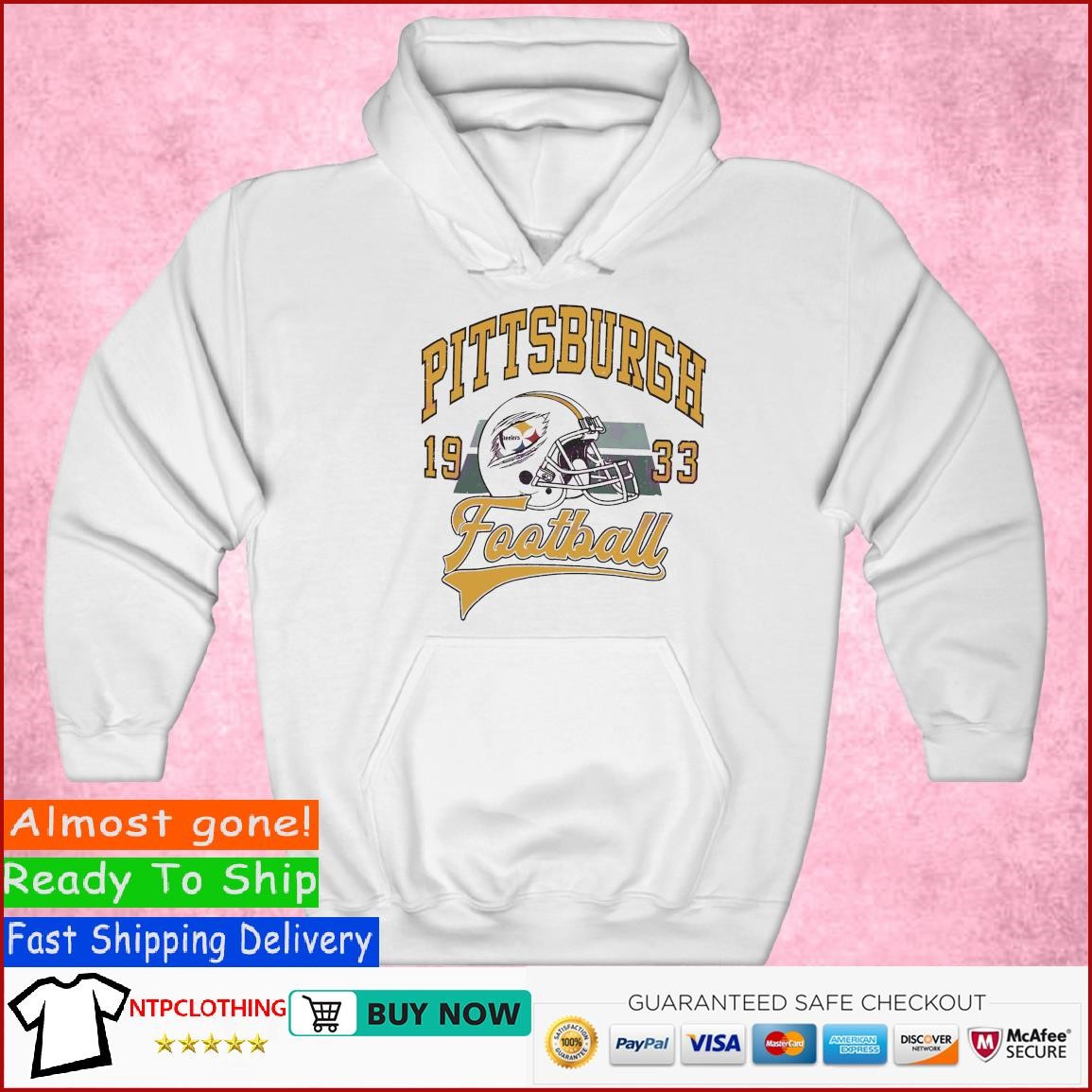 Uncover Vintage Pittsburg Steelers Crewneck Sweatshirt