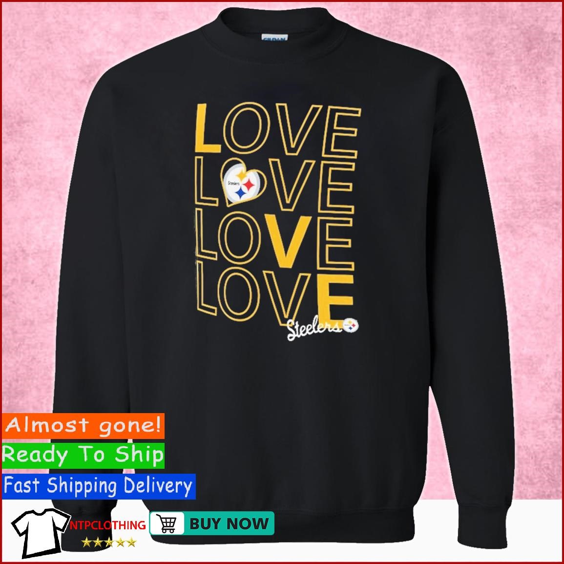 Pittsburgh Steelers G-III Love Graphic Shirt, hoodie, longsleeve