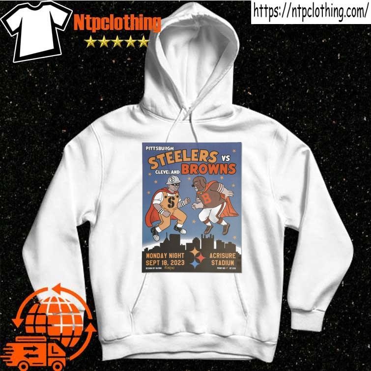 Pittsburgh Steelers vs. Cleveland Browns Monday Night Matchup September 18  2023 Shirt, hoodie, sweater, long sleeve and tank top