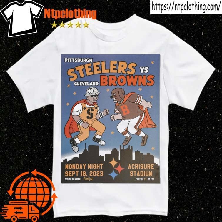 Official Pittsburgh Steelers vs Cleveland Browns Monday Night Sept 18 2023  Shirt, hoodie, sweater, long sleeve and tank top