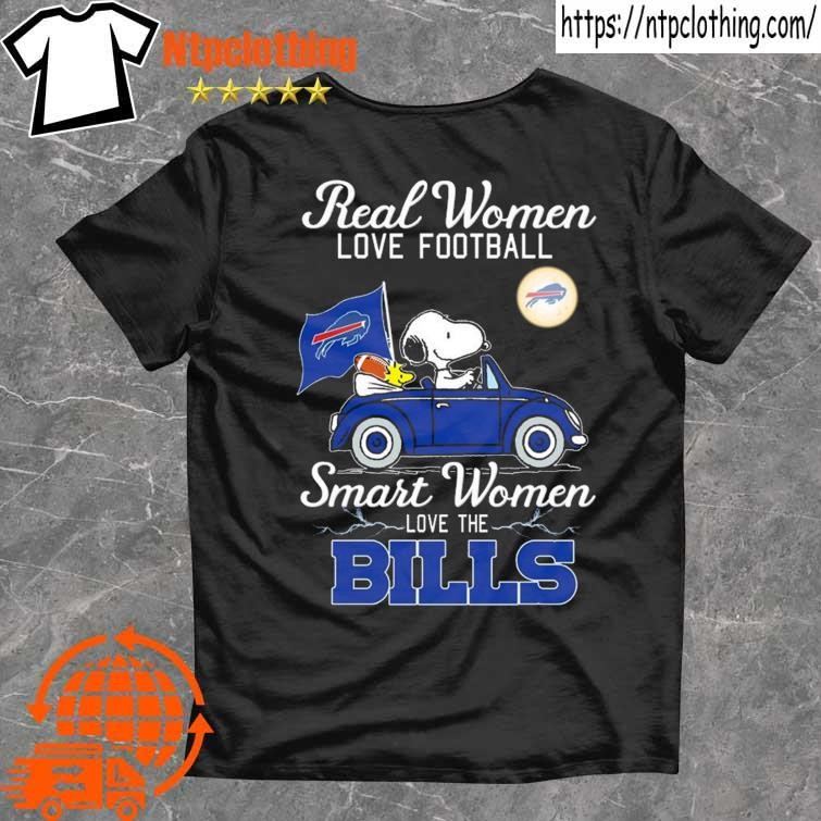 Official real Women Love Football Smart Women Love The Bills T