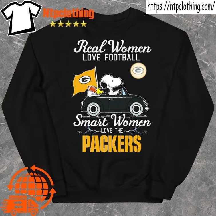 Real Women Love Football Smart Women Love The Packers T Shirt