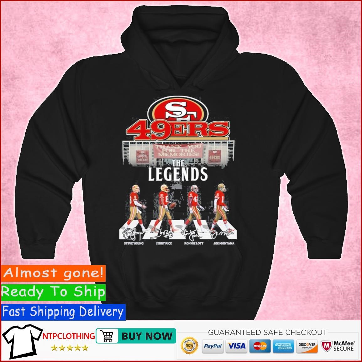 San Francisco 49ers Abbey Road signatures shirt, hoodie