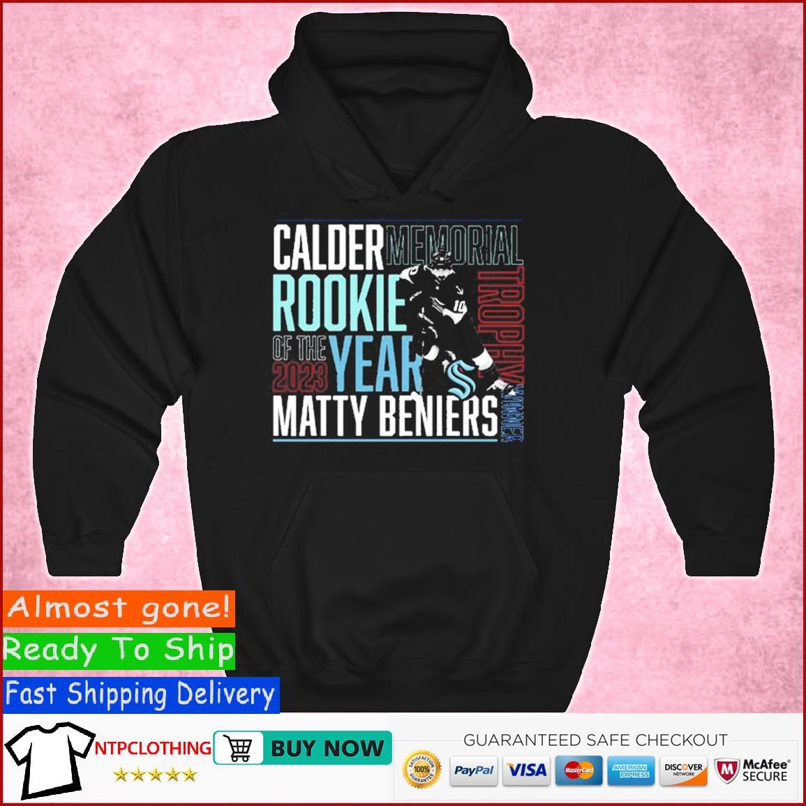 Seattle Kraken Matty Beniers Shirt, hoodie, sweater, long sleeve