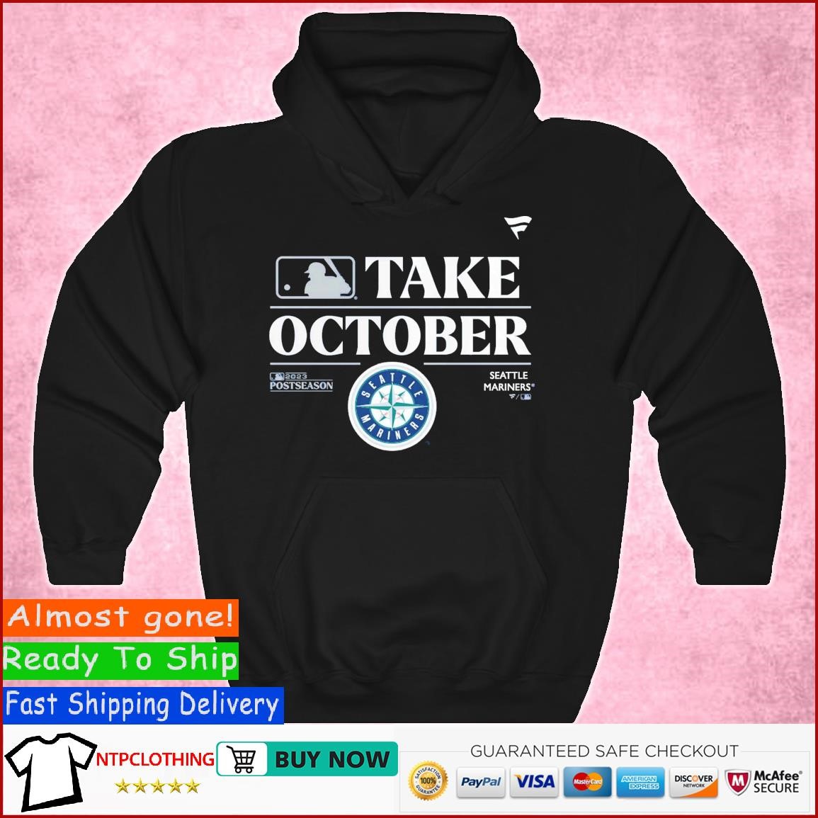 Logo Seattle Mariners Take October Playoffs Postseason 2023 Shirt, hoodie,  longsleeve, sweater
